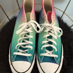 Gradient High-Top Sneakers